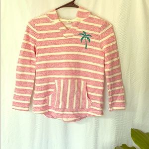 Girls hooded summer sweatshirt